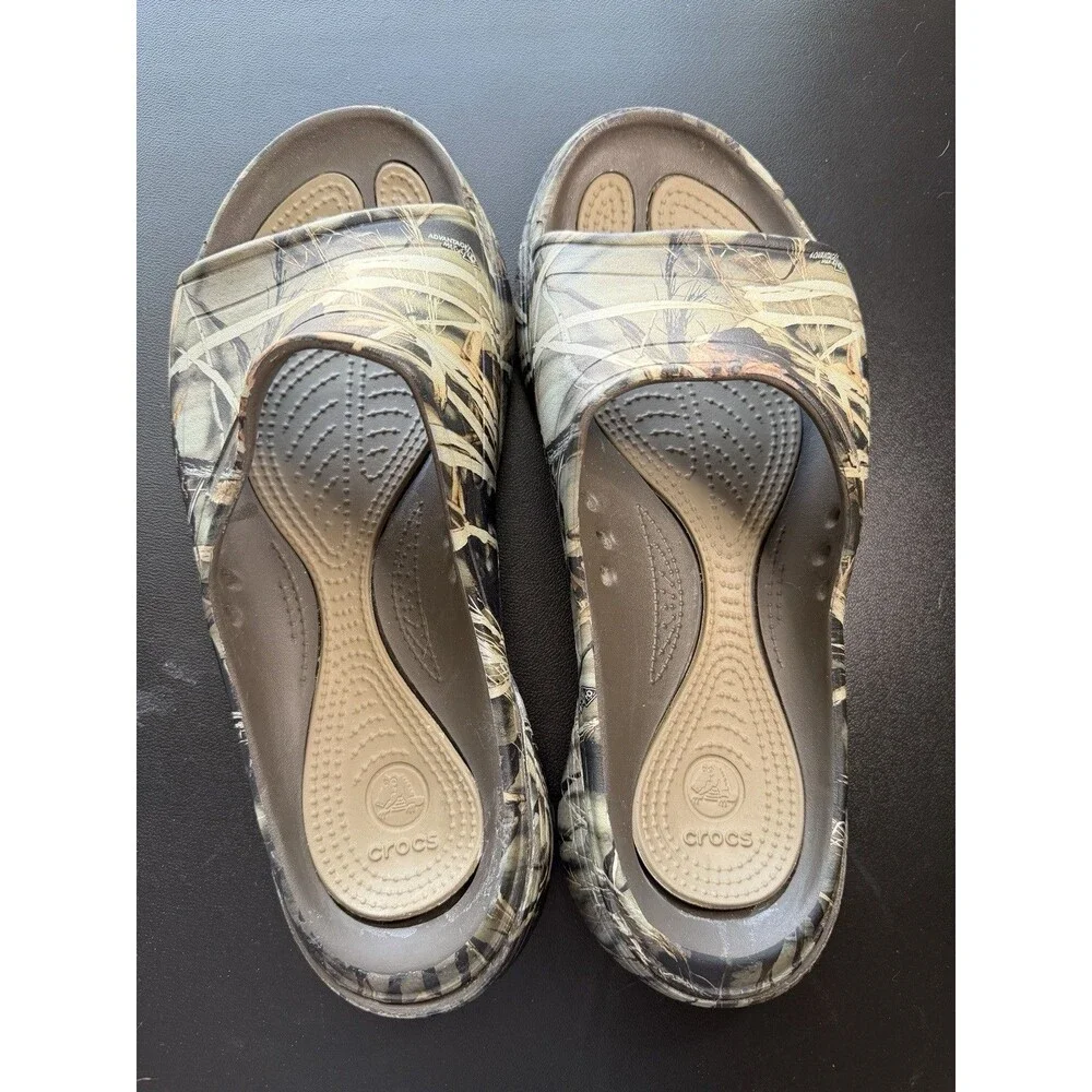 Crocs Realtree Advantage Max-4 HD Camo Clogs Mens 12 Hunting Outdoor Slip On